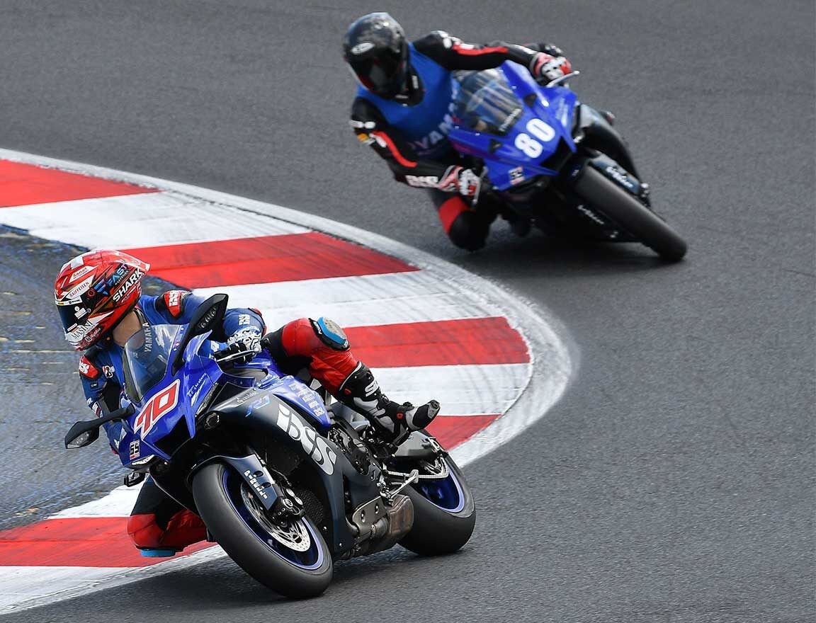 Robin Mulhauser en coaching sur circuit